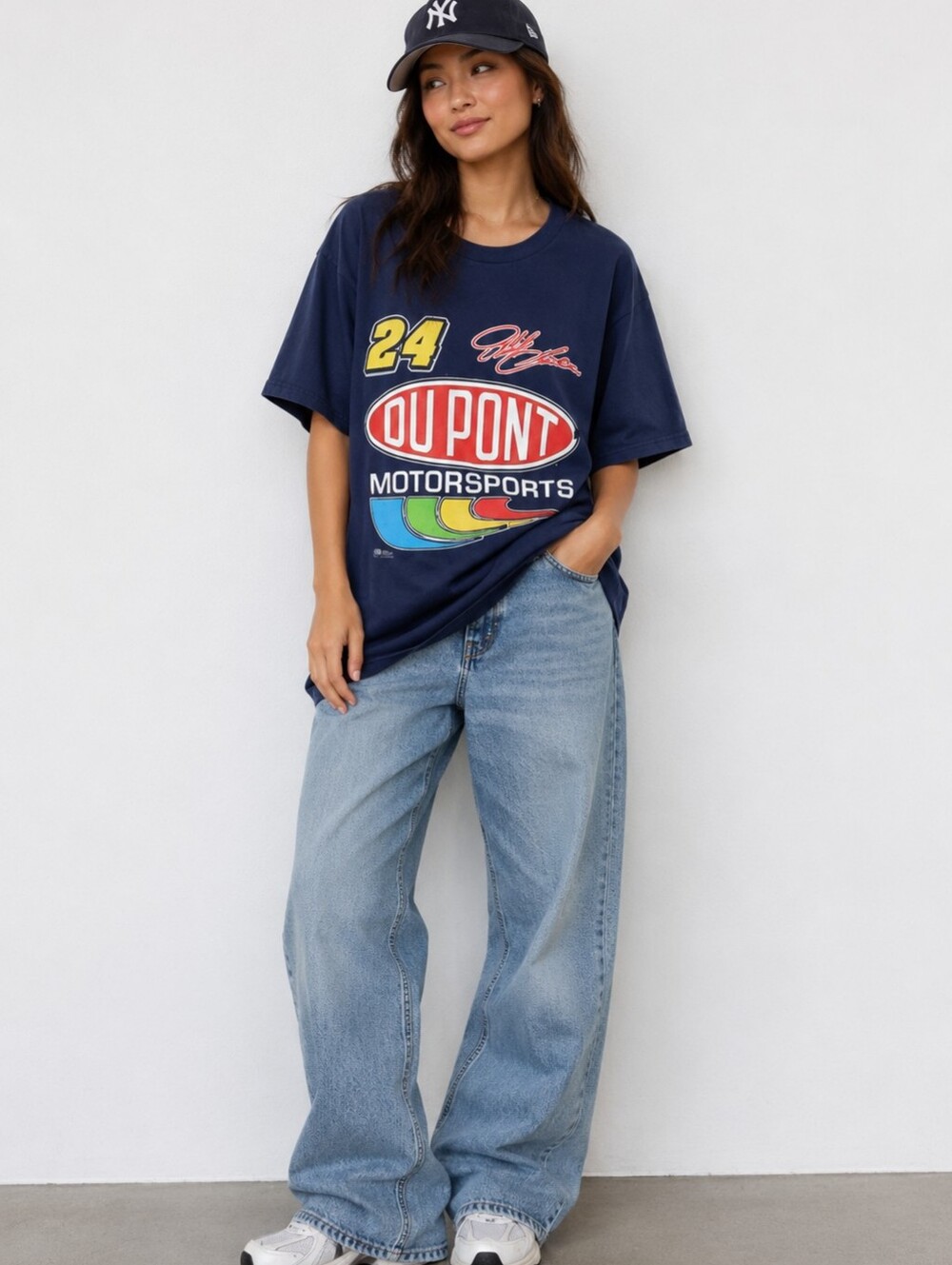 Vintage Chase Authentics 2001 Dupont Motorsports Jeff Gordon NASCAR Tee Adult L